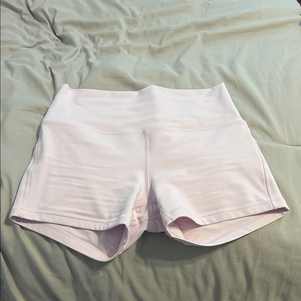 Women's Pink Lululemon Biker Shorts